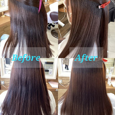 美髪ストレート