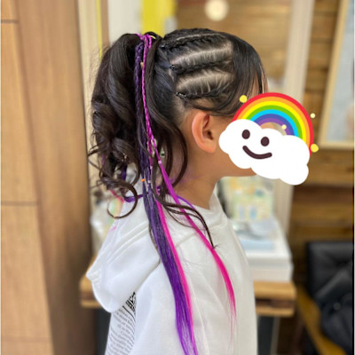 ソフトコンロー　ヘアセット