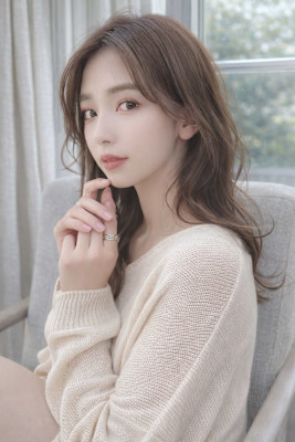 ふんわり大人可愛いレイヤースタイル