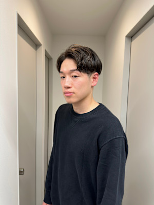 メンズフェザーパーマ