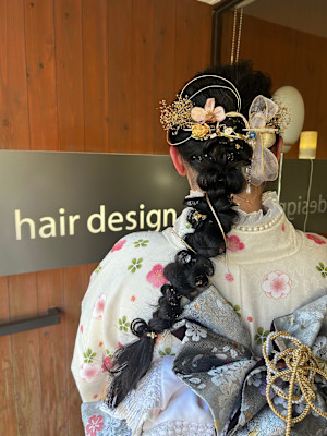 ぽこぽこダウンスタイルヘア