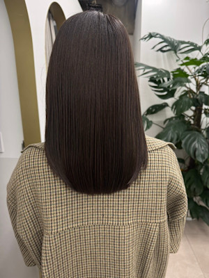  『ROW横浜』ダークトーン艶髪