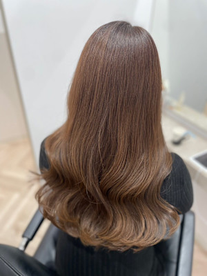  『ROW横浜』ニュアンスパーマ×ブラウンカラー