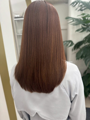  『ROW横浜』髪質改善×艶ブラウンカラー