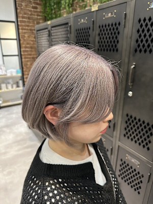 大人かわいいエギョモリ ミルクティーブラウン ひし形シルエッ