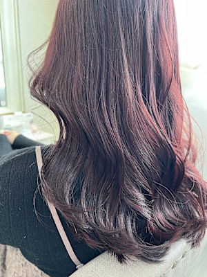 韓国/艶髪/ピンク