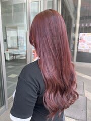 ヴリーチなし　ピンクヘア　髪質改善