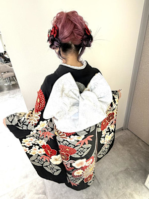 オリーブグレ／小顔に見せるヘア／ココアベージュ／黒髪カタログ