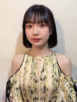 黒髪ナチュラルBob