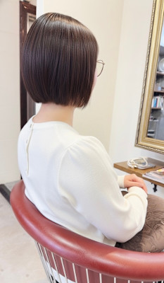 切りっぱなしボブ