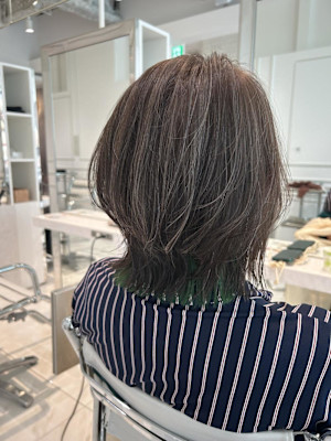 白髪ぼかしハイライト