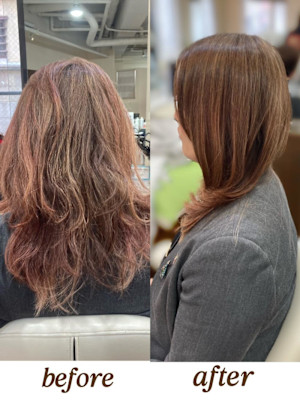 【美髪整形】異次元の最新髪質改善☆髪質改善カラー