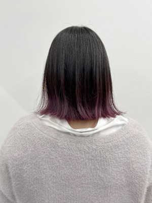 グラデーションカラー　ピンクラベンダー