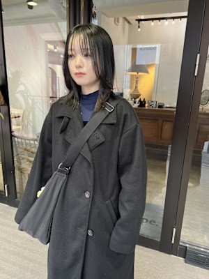 酸性ストレート　酸性縮毛矯正　レイヤーカット