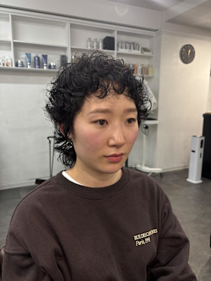 ウルフパーマ/デザインパーマ/ショート/ピクシーショート
