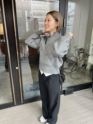 ブロンドベージュ　ハイトーンボブ