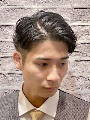 ビジネスショート×パーマ