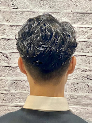 ビジネスショート×パーマ