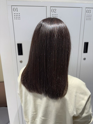 髪質改善カラー/艶カラー/透明感カラー