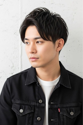 アップバングショート