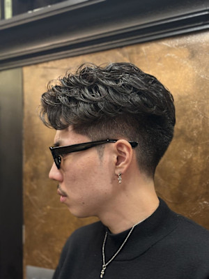 おしゃれショートウェーブパーマ