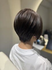 ダークブラウン×大人ショートボブ『銀座×個室』