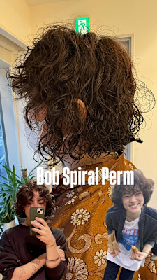 ボブスパイラルパーマ/縮毛矯正履歴
