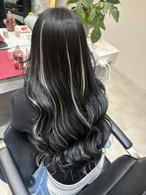 エクステでハイライト