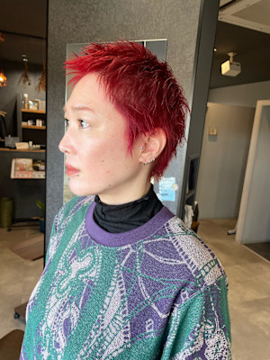 骨格診断して/ショートヘア/大人/スパイキーショート