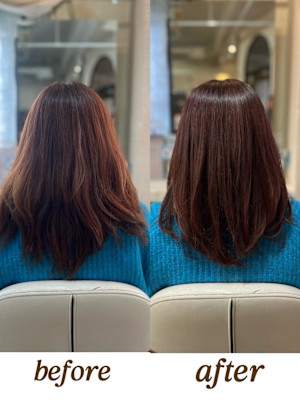 【美髪整形】異次元の最新髪質改善☆髪質改善カラー