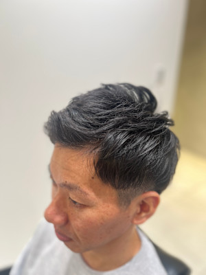 【麻布十番/メンズカット】アップバング　30代