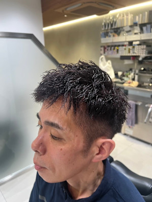 【麻布十番/メンズカット】ツーブロック　パーマ