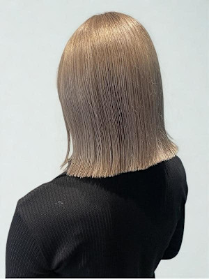 20代　髪質改善 イルミナカラー