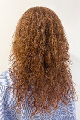 くせ毛活かす/脱縮毛矯正/ウエット
