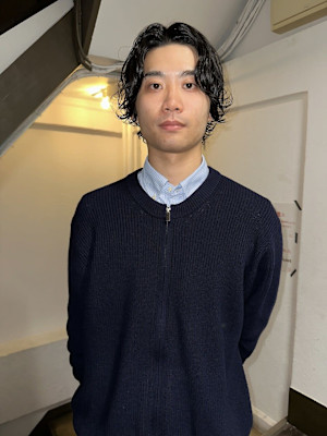 【BOW HAIR】ミディアムセンターパート×ニュアンスパー