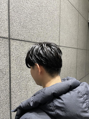 銀座 理容室 毛流れパーマ