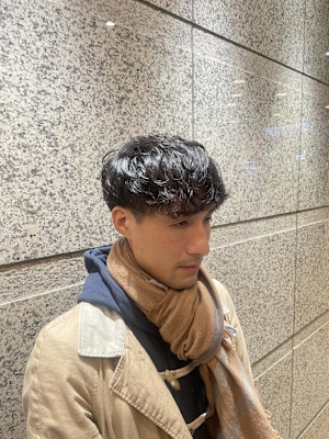 銀座 理容室 ゆるふわパーマ