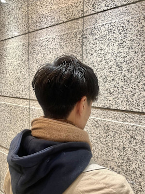 銀座 理容室 ゆるふわパーマ