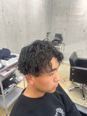 メンズカットスパイラルパーマ赤羽