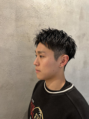 アップバングショート