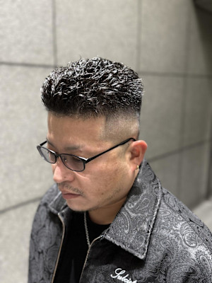 フェード極道パーマ