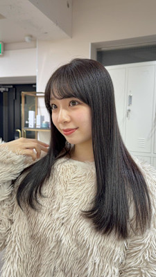 髪質改善透明感カラー！