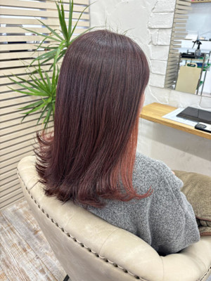 大人かわいい/イヤリングカラー/ピンク