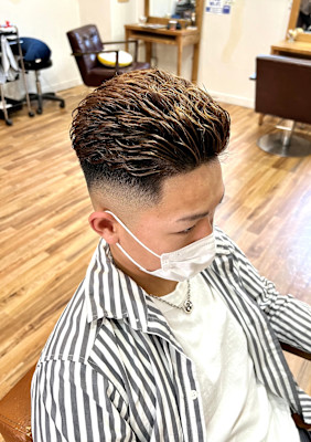 ラインフェード極道パーマ