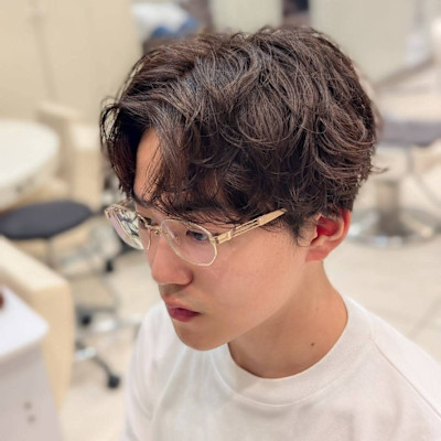 メンズシャドウパーマ