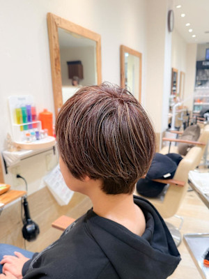 白髪ぼかし細めハイライト30代40代50代【藤沢　藤沢駅】