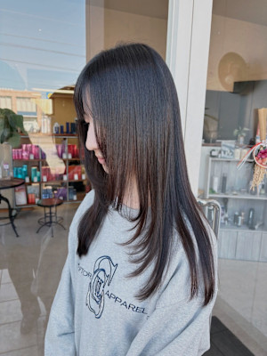 美髪ストレート/ロング【藤枝/髪質改善】