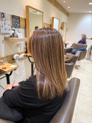 白髪ぼかし細めハイライト30代40代50代【藤沢　藤沢駅】