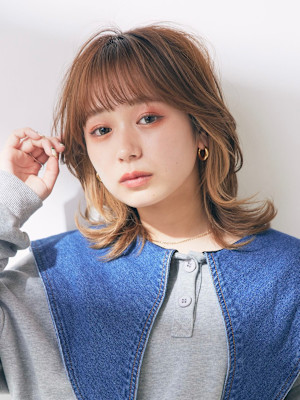 レイヤーカット/フェイスレイヤー/くびれヘア