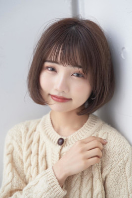 大人可愛いボブ